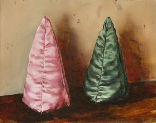 Coloured Cones - Michaël Borremans - Pink Cone, Green Cone