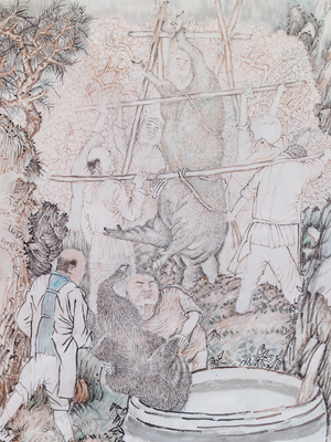 ZENO X GALLERY - The village and its ghosts - Yun-Fei Ji