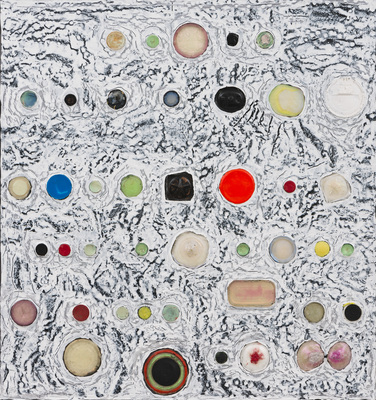 Jack Whitten - 82 Degrees F (27.777C) II