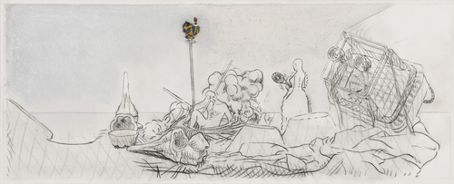 Works on Paper II - Study from Just Married Machine