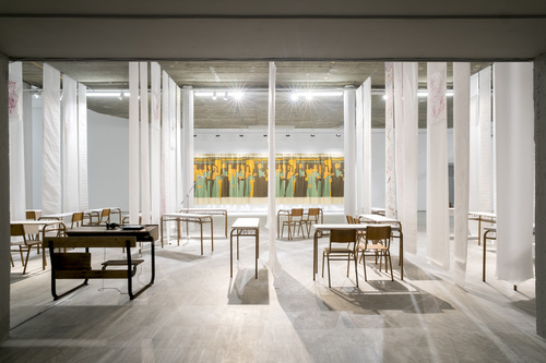 Documenta 14 - Installation view Pélagie Gbaguidi