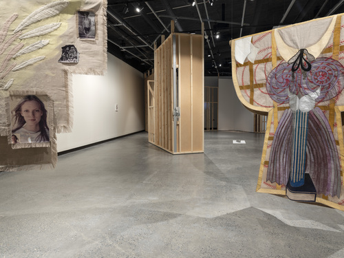 Round About or Inside - Installation view Griffith University Art Museum, Brisbane, 2021