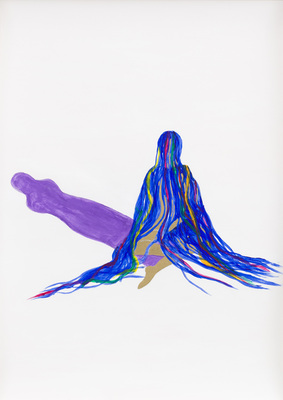 Grace Schwindt - Blue Ribbons and Purple Shadow