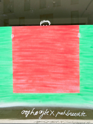 Open raam LLS Paleis - Installation view