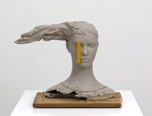 Mark Manders - Composition with Yellow Vertical