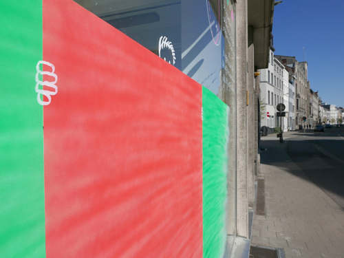 Open raam LLS Paleis - Installation view