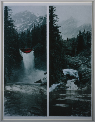 Collages als commentaren bij: “Het leven zelf” - Eb & Vloed (Flux & Reflux)