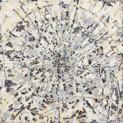 Escalation - Jack Whitten - Escalation II (x² + y² = 1) For Alexander Grothendieck