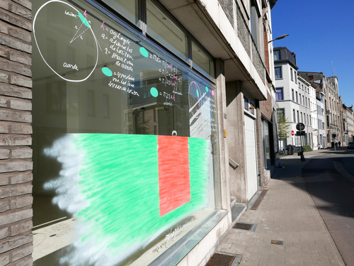 Open raam LLS Paleis - Installation view