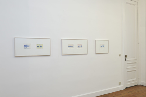Watercolours - Installation view