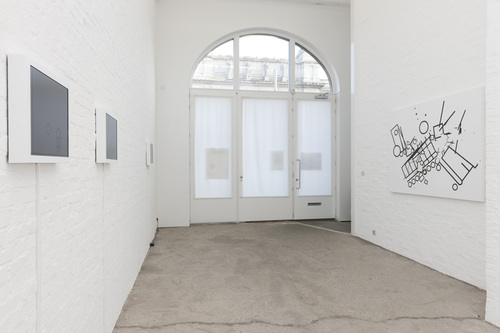 low fixed media show - Installation view