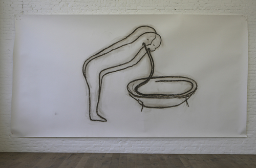 Works on Paper I - Yellow Bathtub