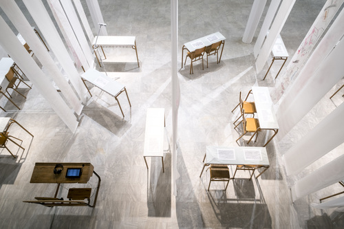 Documenta 14 - Installation view Pélagie Gbaguidi