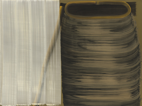 7 Brushstrokes - 5 Brushstrokes over 1 Brushstroke (left) and 8 brushstrokes (right) #II