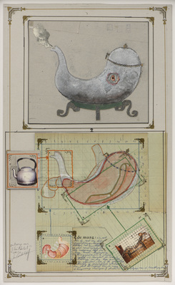 Works on Paper - Ontwerp voor Fluitketel (Design for Singing Teakettle)
