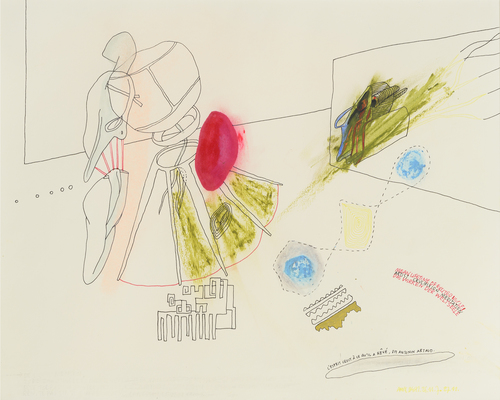 Works on Paper - Kalligraphie 13 (Calligraphy 13)