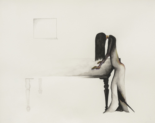 Silent Dance - Grace Schwindt - Woman and Table