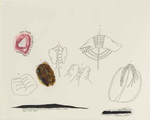 Works on Paper - Kalligraphie 6 (Calligraphy 6)