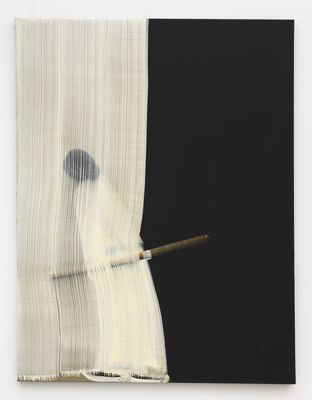 One brushstroke, the horizon of the world - 3 Brushstrokes over Figure