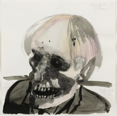 Time and Again - Marlene Dumas - Klaus Kinski meets Ensor, Andy Warhol meets his maker