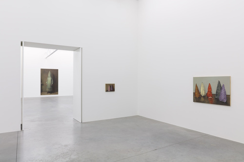 Coloured Cones - Michaël Borremans - Installation view