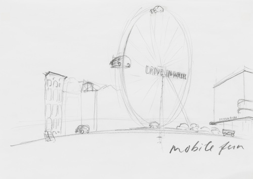 Works on Paper II - Drive-In Wheel, Mobile Fun
