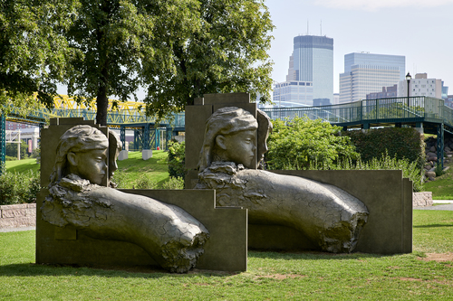 Mark Manders - Two Reclining Figures