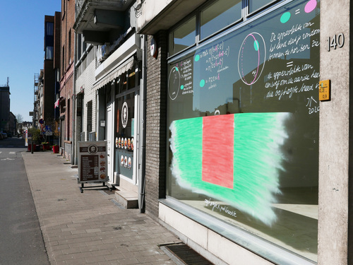 Open raam LLS Paleis - Installation view