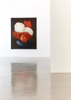 Pots, lapin, fenêtres, fleurs - Installation view