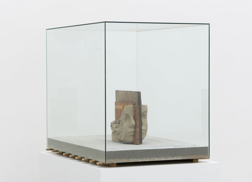 Mark Manders - Head Study on Concrete Floor