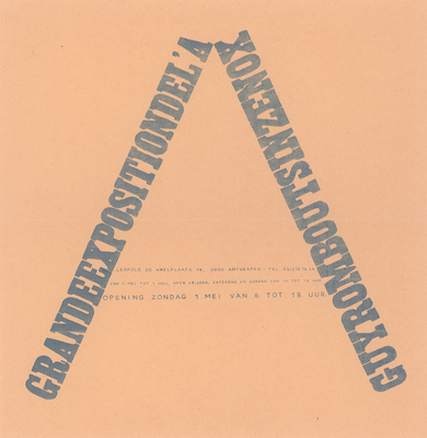 ZENO X GALLERY - Grande Exposition de l'A - Guy Rombouts