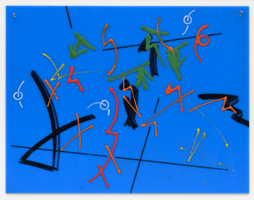 Industriële Typen - Anne-Mie Van Kerckhoven - Blauw Abstrakt (Blue Abstract)