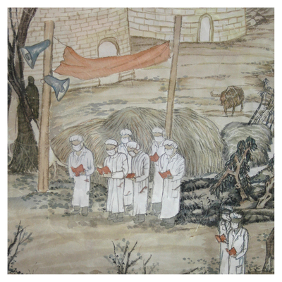 ZENO X GALLERY - Great news comes from the collective farm - Yun-Fei Ji