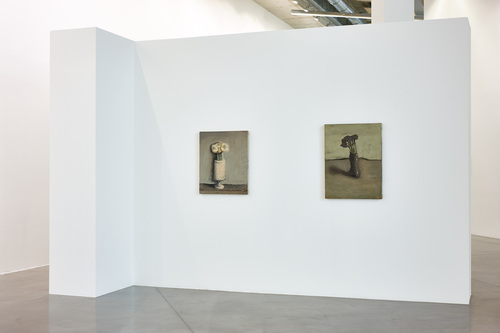 Pots, lapin, fenêtres, fleurs - Installation view