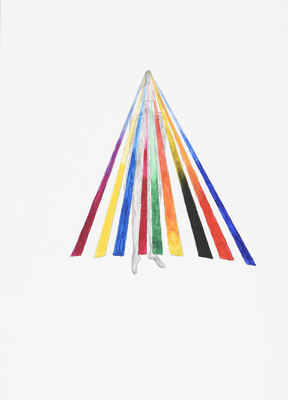 Works on Paper I - Dancer in Colour Dress