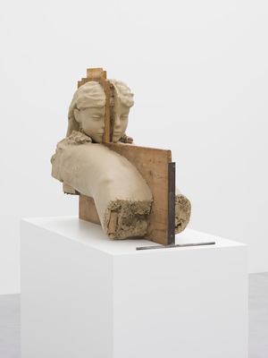 Mark Manders - Unfired Clay Figure