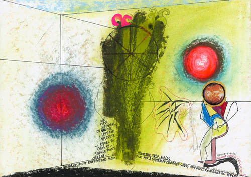 On Mars the Rising Sun is Blue - From the Self-Fields