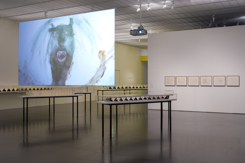 Ecrire, c'est dessiner - Installation view