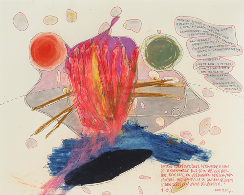 Works on Paper - Kalligraphie 11 (Calligraphy 11)