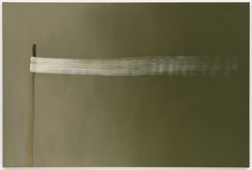 The single brushstroke as a horizon between heaven and earth - 3 Brushstrokes