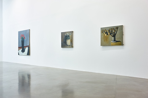 Pots, lapin, fenêtres, fleurs - Installation view