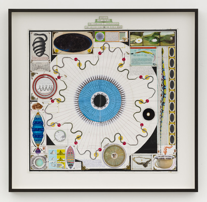 Patrick Van Caeckenbergh - Collage voor De Kosmogonische Indigestie (De Gulzige Slang I) (Collage for The Cosmogonic Indigestion [The Greedy Snake I])