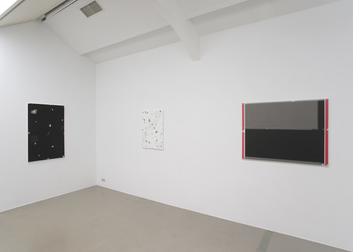 Between Red and a Transparent Plane - Installation view