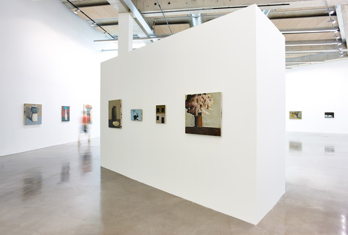Pots, lapin, fenêtres, fleurs - Installation view