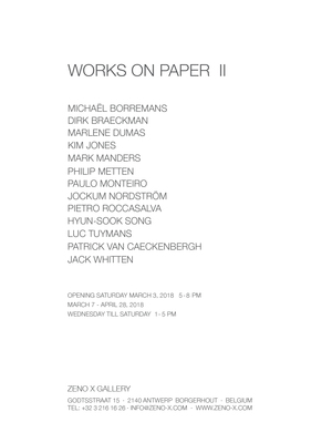 ZENO X GALLERY - Works on Paper II