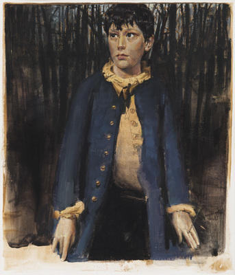 Works on Paper II - Untitled (In Memoriam Card)