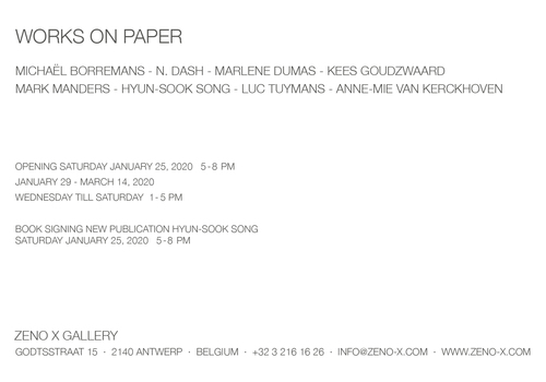 ZENO X GALLERY - Works on Paper