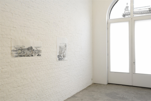 Great news comes from the collective farm - Yun-Fei Ji - Installation view