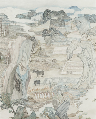 Great news comes from the collective farm - Yun-Fei Ji - Great News Comes from the Collective Farm