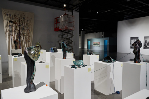 Busan Biennale: We, on the Rising Wave - Installation view Grace Schwindt